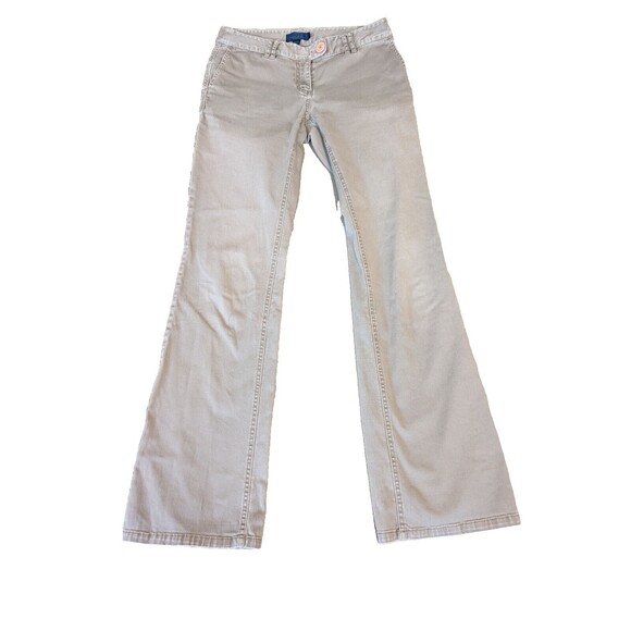 BODEN Beige/Tan Cotton Bootcut Trousers. Size 10L Low Rise. WM183 - Picture 1 of 9